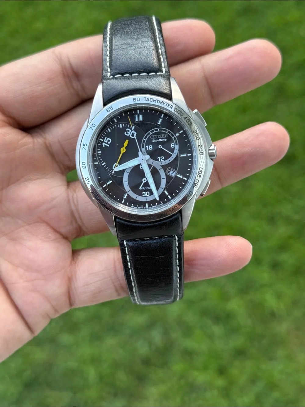 CITIZEN Calibre 5700 Men's chronograph eco drive leather strap Watch